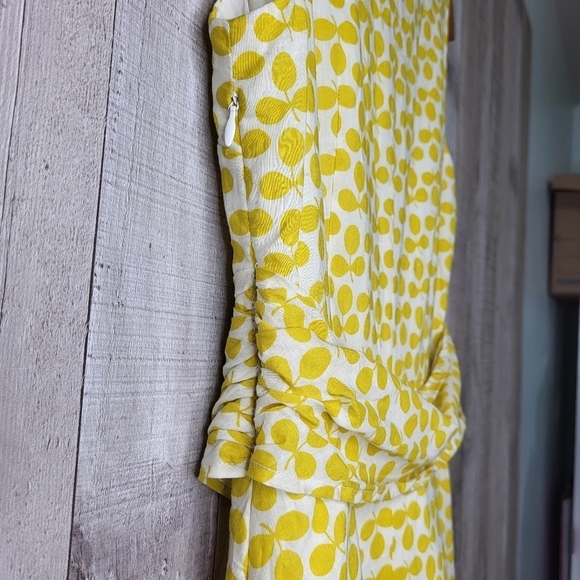 Boden Yellow Sleeveless Linen/Cotton Dress. Size 6 - Picture 9 of 15